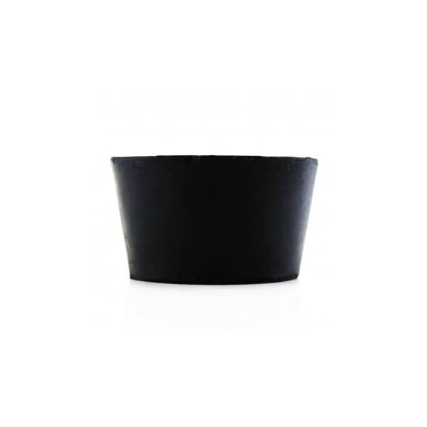 United Scientific Laboratory Grade Rubber Stopper, Black SBR Rubber, Size No 9, 45 x 37 x 25mm, 9PK 259150-9 - main